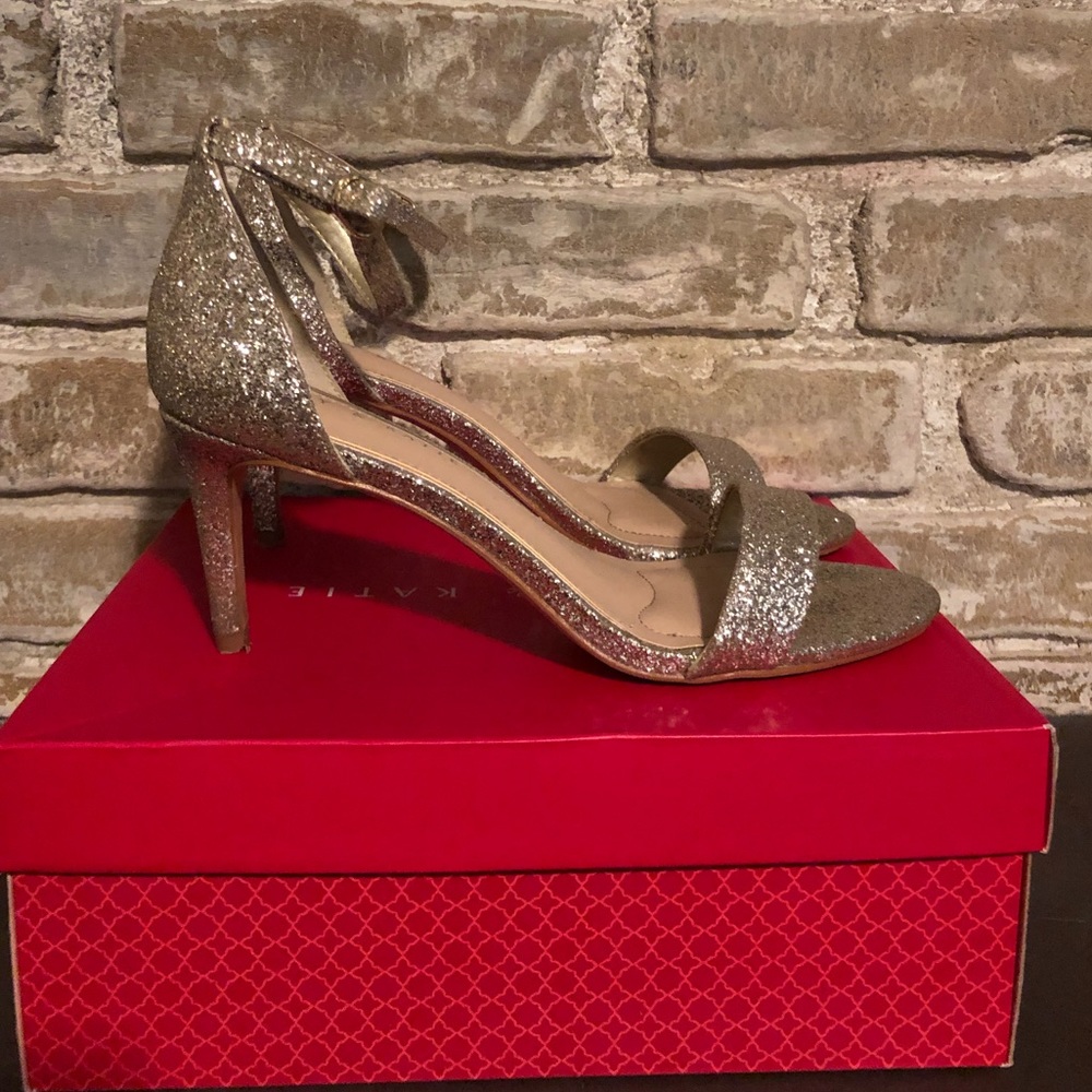 Gold Prom Heels